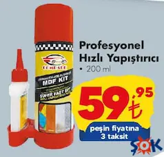 PROFESYONEL HIZLI YAPIŞTIRICI 200 ML fiyat ve kampanya bilgisi